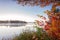 Foggy morning in Algonquin Provincial Park, Ontario, Canada