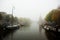 Foggy morning in Amsterdam