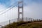 Foggy morning on the Golden Gate