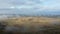 Foggy morning over Nebraska Sandhills, aerial view