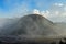 The foggy of mount Batuk, indonesia during daylight