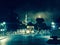 Foggy Night Istanbul Sultanahmet Mosque