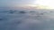 foggy overhead view, cloudy nature video used as youtube... the beauty of Dalat Lam Dong Vietnam,