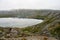 Foggy seascape in northern Norway, close to Nordcapp