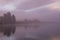 Foggy Sunrise Reflection on the Snake River