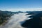 Foggy Valley in Marlborough Sounds, New Zealand