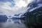 foggy weather in milford sound fiordland national park most popular traveling destination in new zealand