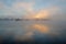 Foggy Whitford Lake at Dawn
