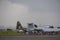 Fokker 50 and Lockheed C-130 Hercules Static Display