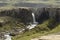 Folaldafoss waterfall in east Iceland