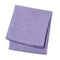 Folded napkins violet color on white background