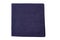 Folded violet textile napkin on white