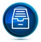 Folder archive cabinet icon elegant blue round button illustration