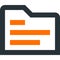 Folder, documents, files, text folder vector icon