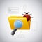 Folder file bug virus magnifier search technology