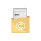 Folder file property intellectual copyright icon