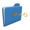 Folder Golden Key