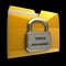 Folder icon with security password