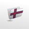 folder with the image of the flag of FAROE ISLANDS