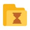 Folder Loading Line icon