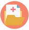 folder, medical folder, Isolated Vector icon that can be easily modified or edit folder, medical folder, Isolated Vector icon tha