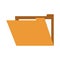 Folder open symbol