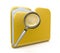 Folder search 3d icon