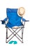 Folding chair and objects for a summer vacation in nature