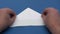 Folding a Paper Boat - Time Lapse