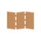 Folding wood wall icon flat isolated vector