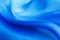 Folds blue transparent chiffon fabric