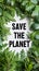 Foliage Symphony: Resonating the \\\'Save the Planet\\\' Anthem