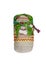Folk crafts. Traditional Russian fabric doll. A doll in a green shawl. Home amulet and children\\\'s toy