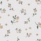 Folk flowers seamless  repeating background pink an beige. Small florals pattern. Dirndl, Trachtenstoff, Tracht - great as