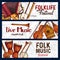 Folk music festival. Musical instruments sketch