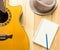 Folk music song writing equipments