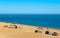 Folkestone beach summer day view Kent UK