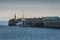 Folkestone Harbour Arm and Coast Guard ship