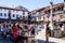 Folkloric market at Plaza Mayor, Main Square, La Alberca, Spain