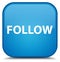 Follow special cyan blue square button