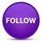 Follow special purple round button