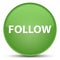 Follow special soft green round button