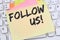 Follow us follower followers fans likes social networking media