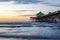 Folly Beach on Folly Beach Island Charleston, South Carolina During Sunrise