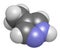Fomepizole molecule. Antidote used to treat methanol and ethylene glycol poisoning. 3D rendering. Atoms are represented as spheres