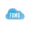 FOMO Icon - Fear of Missing Out Trendy Modern Acronym