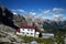 Fonda Savio mountain refuge on Trentino alps Dolomite, Italy, Misurina