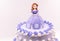 Fondant girl doll princess cake