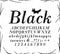 Font crosshatch pen line black