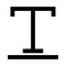 Font vector glyphs icon